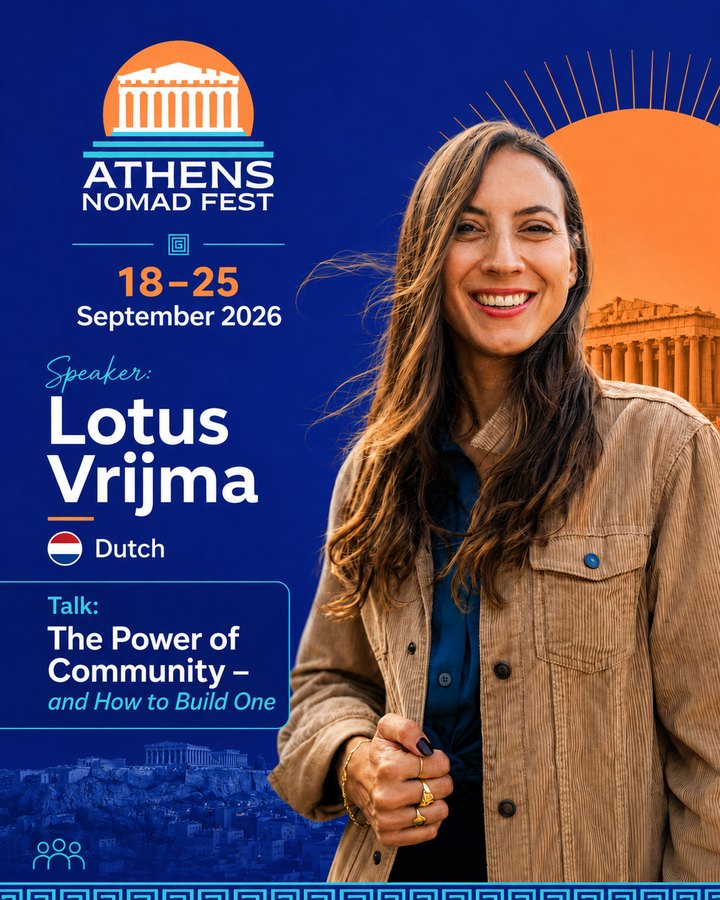 Lotus Vrijma, Athens Nomad Fest 2026 talk