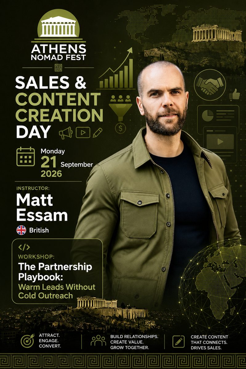 Matt Essam, Athens Nomad Fest 2026 workshop