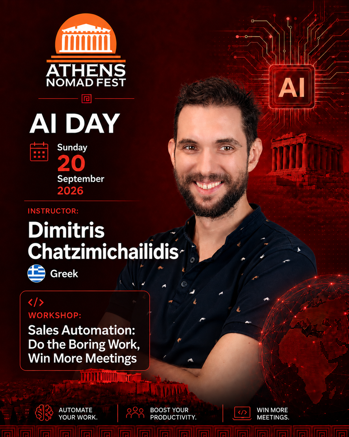 Dimitris Chatzimichailidis, Athens Nomad Fest 2026 workshop