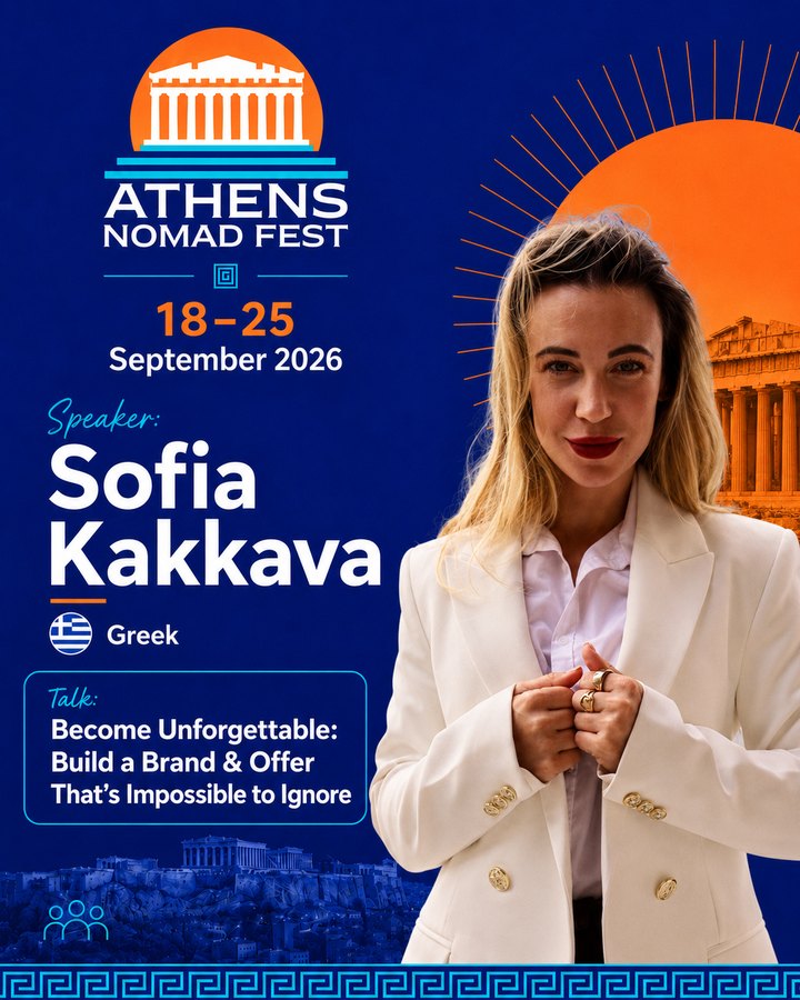 Sofia Kakkava, Athens Nomad Fest 2026 talk